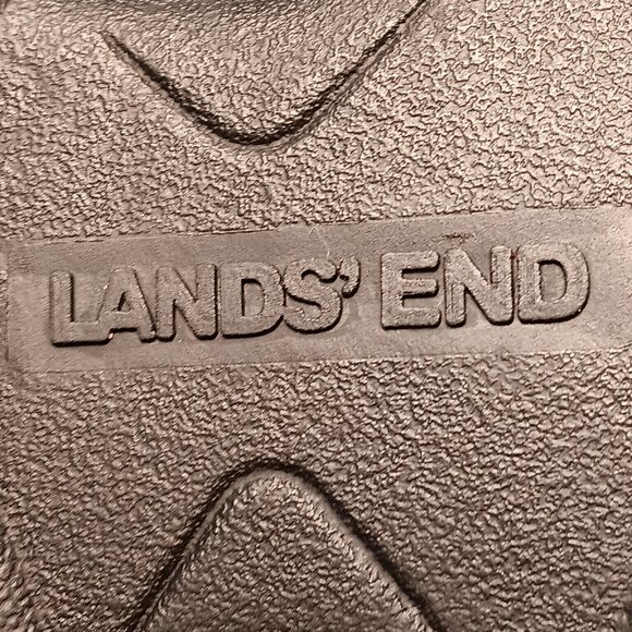 Lands' End women's suede & leaf print zip-up mid calf winter boots sz 8.5 B - Picture 11 of 12